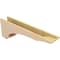 Ekena Millwork 6"W x 36"D x 12"H Thin Hughes Rough Cedar Woodgrain TimberThane Corbel, Primed Tan CORUR06X36X12HUGRCPR - alternate 2